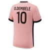 Fotbalové Dresy O.Dembele #10 Paris Saint-Germain PSG 2024-25 Třetí Dres Mužské