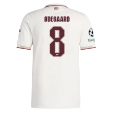 Fotbalové Dresy Odegaard #8 Arsenal FC 2025-26 Champions League Třetí Dres Mužské