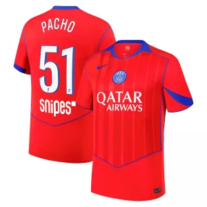 Fotbalové Dresy Pacho #51 Paris Saint-Germain PSG 2025-26 Třetí Dres Mužské