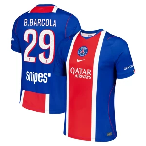 Fotbalové Dresy Paris Saint-Germain PSG B.Barcola #29 2026-27 Domácí Dres Mužské