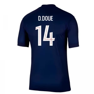 Fotbalové Dresy Paris Saint-Germain PSG D. Doue #14 2025-26 Domácí Dres Mužské