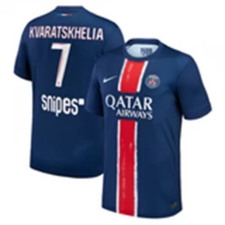 Fotbalové Dresy Paris Saint-Germain PSG Khvicha Kvaratskhelia #7 2024-25 Domácí Dres Mužské