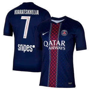 Fotbalové Dresy Paris Saint-Germain PSG Khvicha Kvaratskhelia #7 2025-26 Domácí Dres Mužské