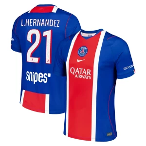 Fotbalové Dresy Paris Saint-Germain PSG L.Hernandez #21 2026-27 Domácí Dres Mužské