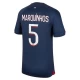 Fotbalové Dresy Paris Saint-Germain PSG Marquinhos #5 2023-24 Domácí Dres Mužské