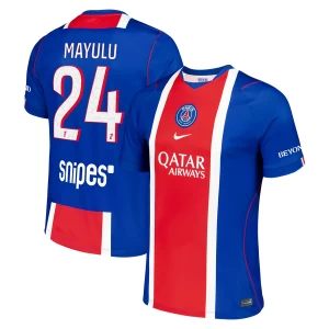 Fotbalové Dresy Paris Saint-Germain PSG Mayulu #24 2026-27 Domácí Dres Mužské