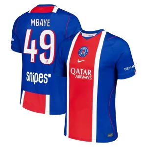 Fotbalové Dresy Paris Saint-Germain PSG Mbaye #49 2026-27 Domácí Dres Mužské