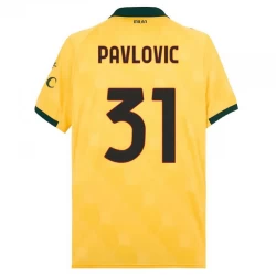 Fotbalové Dresy Pavlovic #31 AC Milan 2025-26 Třetí Dres Mužské