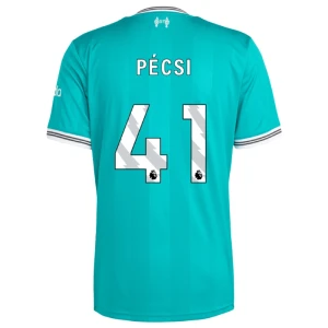 Fotbalové Dresy Pecsi #41 Liverpool FC 2025-26 Třetí Dres Mužské