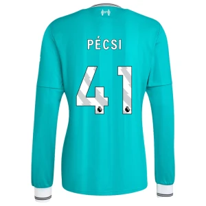 Fotbalové Dresy Pecsi #41 Liverpool FC 2025-26 Třetí Dres Mužské Dlouhý Rukáv