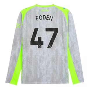 Fotbalové Dresy Phil Foden #47 Manchester City 2025-26 Třetí Dres Mužské Dlouhý Rukáv