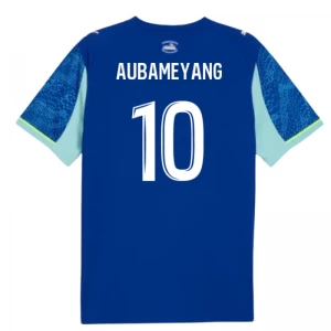 Fotbalové Dresy Pierre-Emerick Aubameyang #10 Olympique de Marseille 2025-26 Třetí Dres Mužské