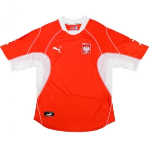 Fotbalové Dresy Polsko 2002 Mistrovství Světa Venkovní