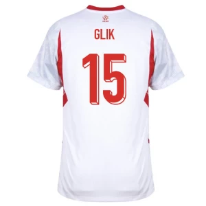 Fotbalové Dresy Polsko Glik #15 2026 Domácí Dres Mužské