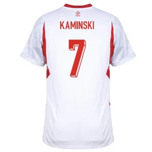 Fotbalové Dresy Polsko Kaminski #7 2026 Domácí Dres Mužské