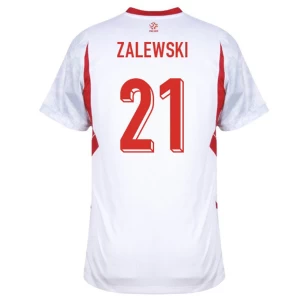Fotbalové Dresy Polsko Zalewski #21 2026 Domácí Dres Mužské