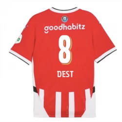 Fotbalové Dresy PSV Eindhoven Dest #8 2024-25 Domácí Dres Mužské