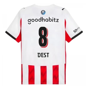 Fotbalové Dresy PSV Eindhoven Dest #8 2025-26 Domácí Dres Mužské