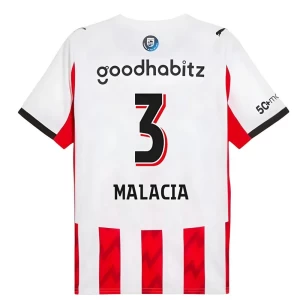 Fotbalové Dresy PSV Eindhoven Malacia #3 2025-26 Domácí Dres Mužské