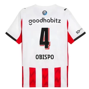 Fotbalové Dresy PSV Eindhoven Obispo #4 2025-26 Domácí Dres Mužské