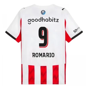 Fotbalové Dresy PSV Eindhoven Romario #9 2025-26 Domácí Dres Mužské