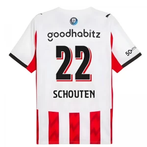 Fotbalové Dresy PSV Eindhoven Schouten #22 2025-26 Domácí Dres Mužské