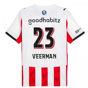 Fotbalové Dresy PSV Eindhoven Veerman #23 2025-26 Domácí Dres Mužské