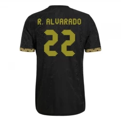Fotbalové Dresy R. Alvarado #22 Mexiko 2025 Black Gold Cup Třetí Dres Mužské