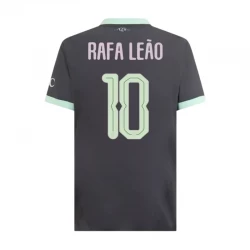 Fotbalové Dresy Rafa Leao #10 AC Milan 2024-25 UCL Třetí Dres Mužské