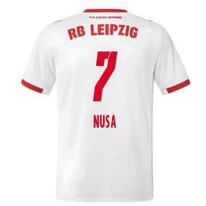 Fotbalové Dresy RB Leipzig Nusa #7 2025-26 Domácí Dres Mužské