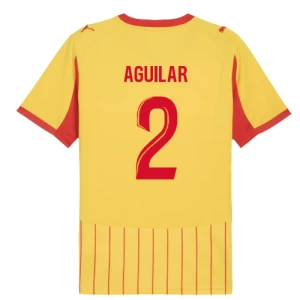 Fotbalové Dresy RC Lens Aguilar #2 2025-26 Domácí Dres Mužské