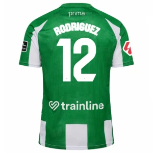 Fotbalové Dresy Real Betis Rodriguez #12 2025-26 Domácí Dres Mužské
