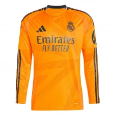 Fotbalové Dresy Real Madrid 2024-25 HP Venkovní Dres Mužské Dlouhý Rukáv