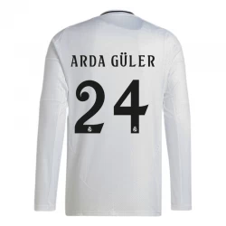 Fotbalové Dresy Real Madrid Arda Guler #24 2024-25 Domácí Dres Mužské Dlouhý Rukáv
