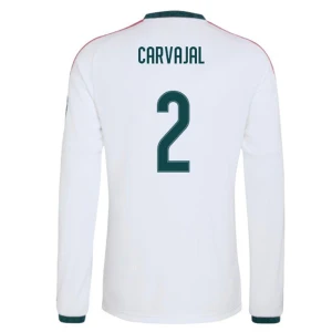 Fotbalové Dresy Real Madrid Carvajal #2 2026-27 Domácí Dres Mužské Dlouhý Rukáv