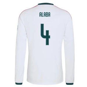 Fotbalové Dresy Real Madrid David Alaba #4 2026-27 Domácí Dres Mužské Dlouhý Rukáv