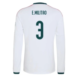 Fotbalové Dresy Real Madrid E. Militao #3 2026-27 Domácí Dres Mužské Dlouhý Rukáv