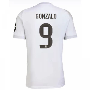 Fotbalové Dresy Real Madrid Gonzalo #9 2025-26 Domácí Dres Mužské