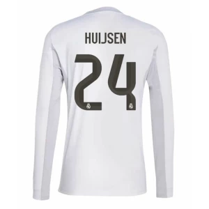Fotbalové Dresy Real Madrid Huijsen #24 2025-26 Domácí Dres Mužské Dlouhý Rukáv