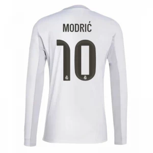 Fotbalové Dresy Real Madrid Modric #10 2025-26 Domácí Dres Mužské Dlouhý Rukáv