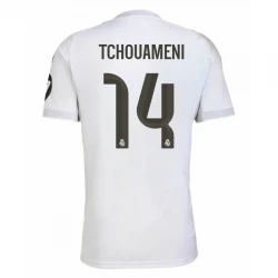 Fotbalové Dresy Real Madrid Tchouameni #14 2025-26 Domácí Dres Mužské
