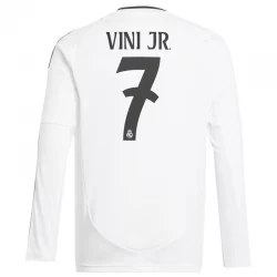 Fotbalové Dresy Real Madrid Vinicius Junior #7 2024-25 Domácí Dres Mužské Dlouhý Rukáv
