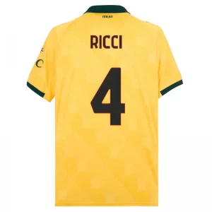 Fotbalové Dresy Ricci #4 AC Milan 2025-26 Třetí Dres Mužské