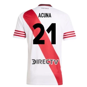 Fotbalové Dresy River Plate Acuna #21 2025-26 Domácí Dres Mužské