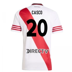 Fotbalové Dresy River Plate Casco #20 2025-26 Domácí Dres Mužské