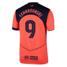 Fotbalové Dresy Robert Lewandowski #9 FC Barcelona 2025-26 UCL Třetí Dres Mužské