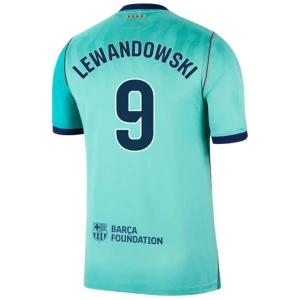 Fotbalové Dresy Robert Lewandowski #9 FC Barcelona 2026-27 Třetí Dres Mužské