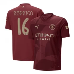 Fotbalové Dresy Rodrigo #16 Manchester City 2024-25 UCL Třetí Dres Mužské