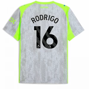 Fotbalové Dresy Rodrigo #16 Manchester City 2025-26 Třetí Dres Mužské
