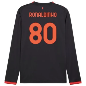 Fotbalové Dresy Ronaldinho Gaúcho #80 AC Milan 2026-27 Třetí Dres Mužské Dlouhý Rukáv